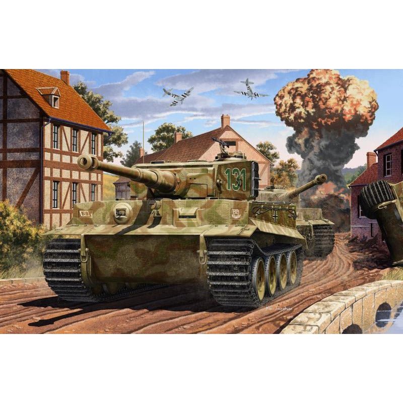 Academy 1/35 Tiger-I Mid Version "Anniv 70 Normandy Invasion 1944" LE-Academy-ModelCars.com