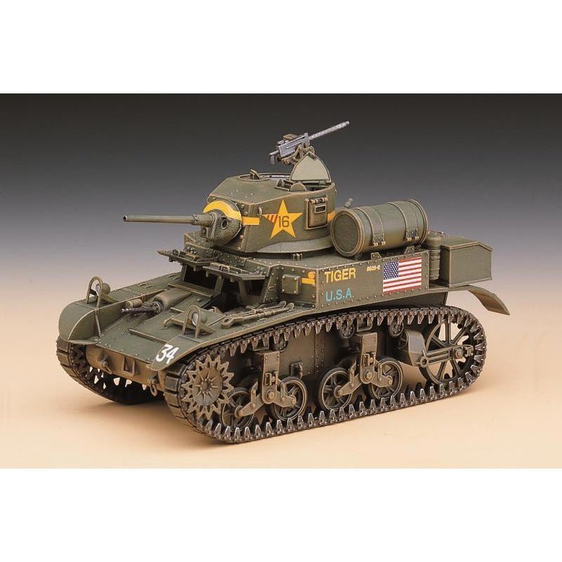 Academy 1/35 US M3A1 Stuart Light Tank-Academy-ModelCars.com