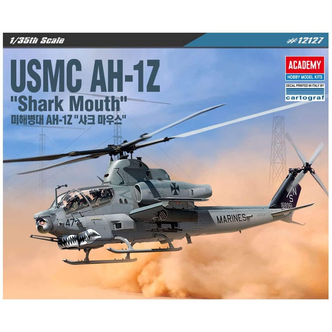 Academy 1/35 USMC AH-1Z Cobra 'Shark Mouth'-Academy-ModelCars.com