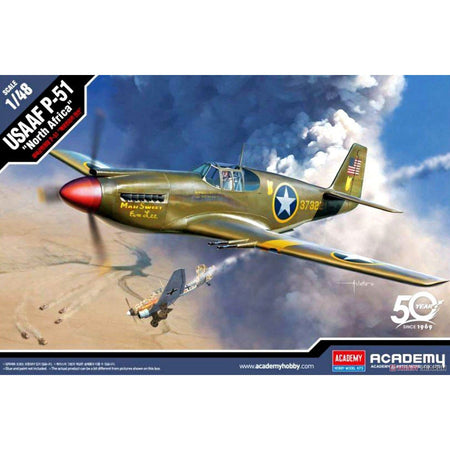 Academy 1/48 USAAF P-51 "North Africa"-Academy-ModelCars.com