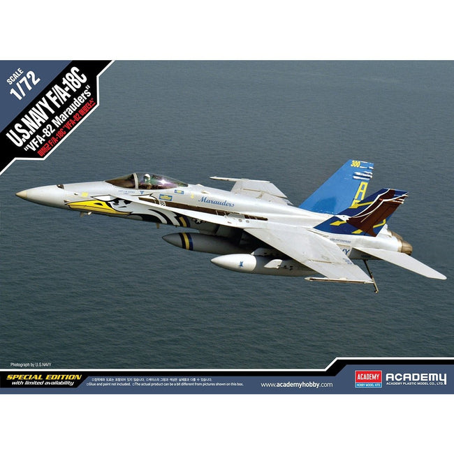 Academy 1/72 12534 F/A - 18C U.S. Navy Vfa - 82 "Maraders" - Academy - ModelCars.com