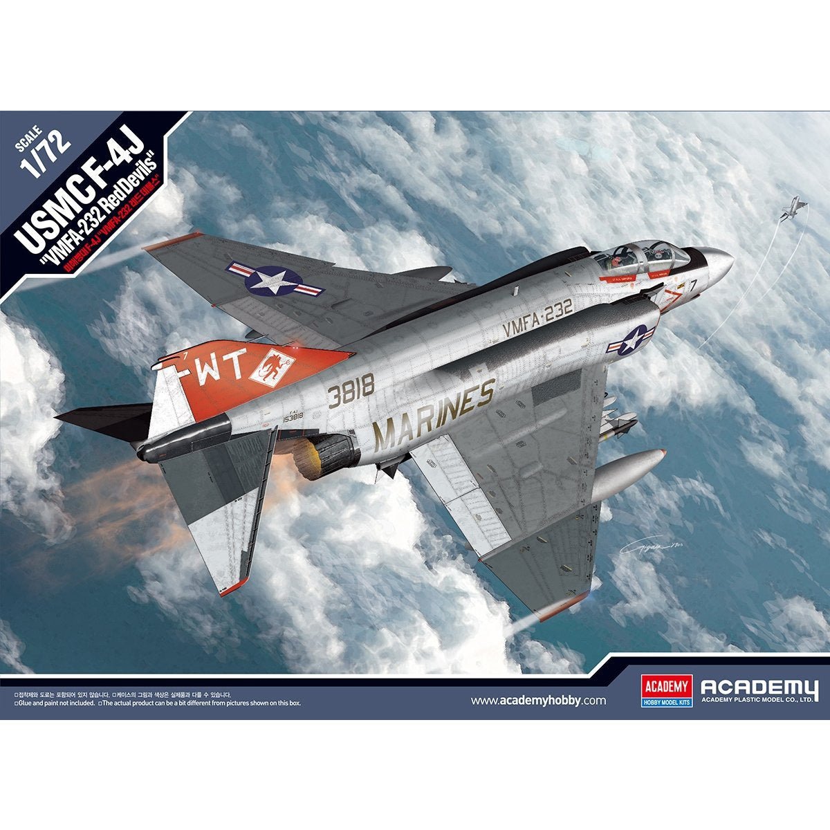 Academy 1/72 12556 1/72 Usmc F - 4J Vmfa - 232 "Red Devils" - Academy - ModelCars.com