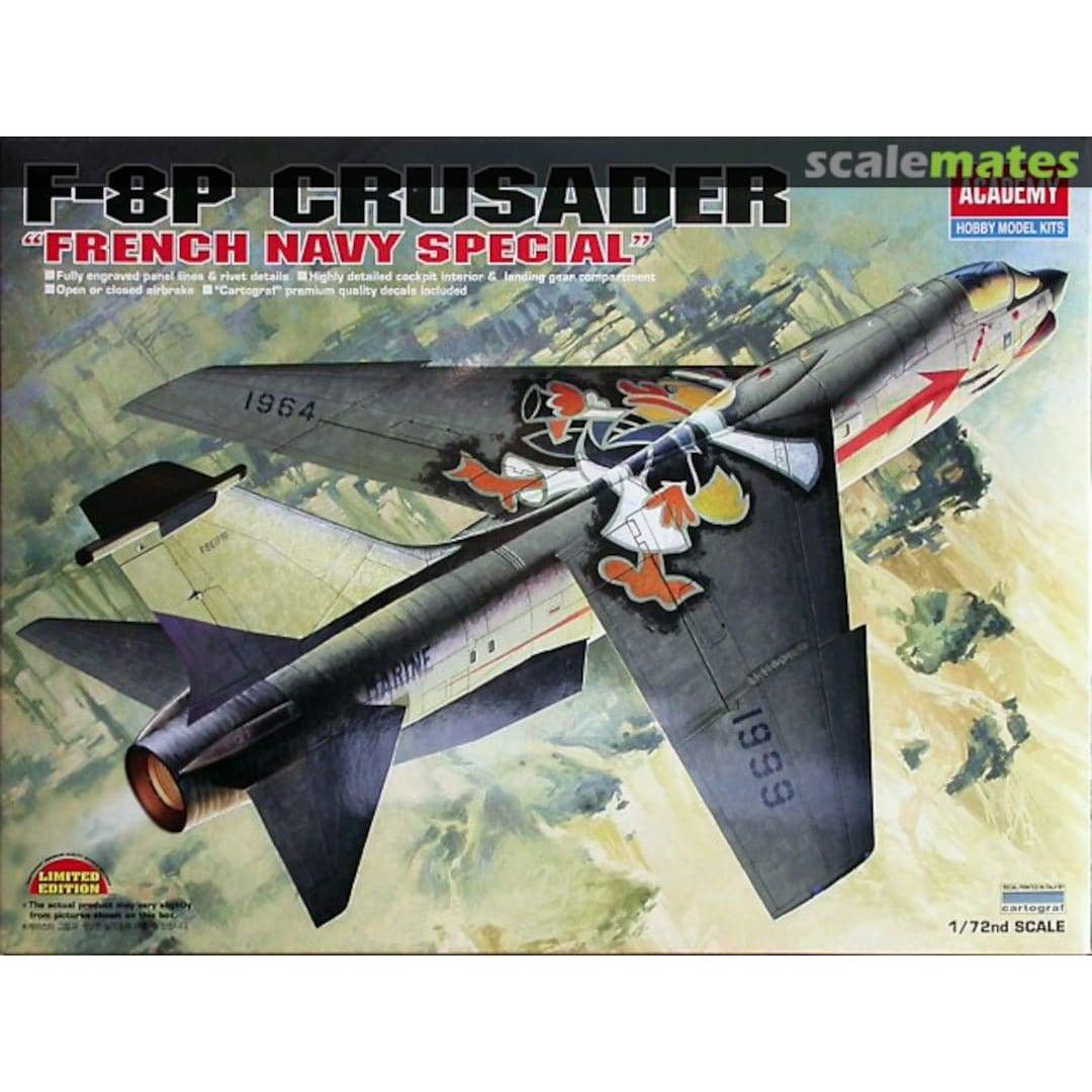 Academy 1/72 F-8P Crusader "French Navy Special"-Academy-ModelCars.com