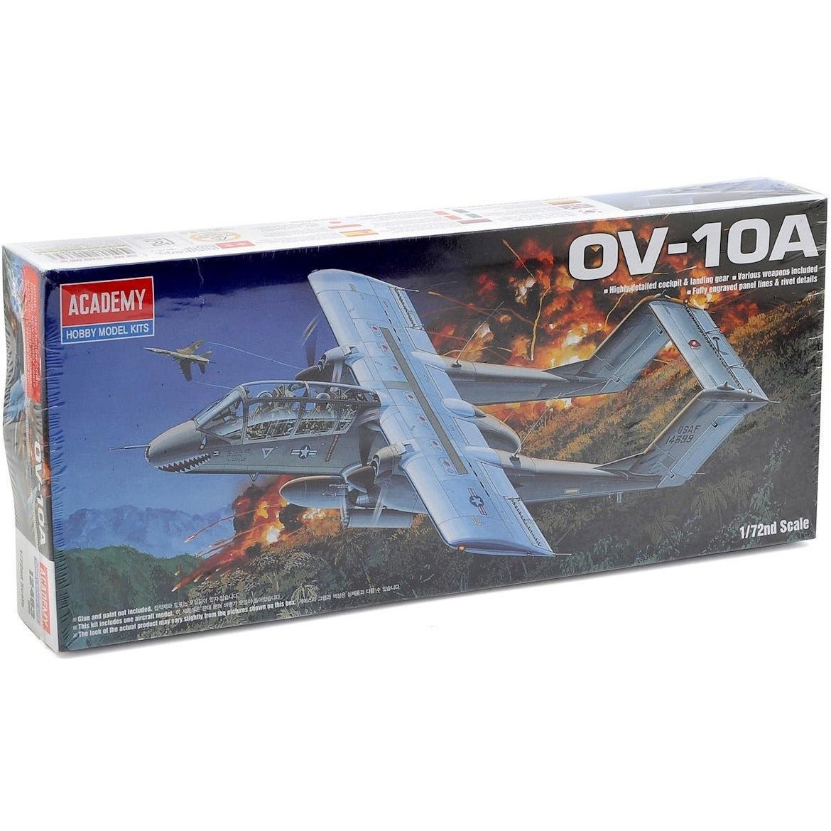 Academy 1/72 OV-10A Bronco Airplane Kit-Academy-ModelCars.com