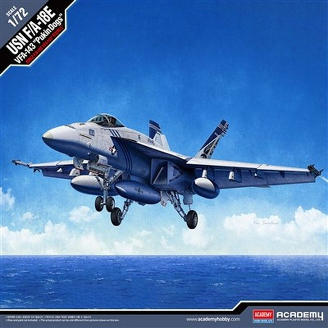 Academy 1/72 USN F/A - 18E VFA - 143 "Pukin Dogs" - Academy - ModelCars.com