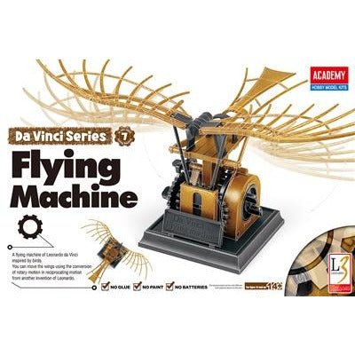 Academy 18146 Da Vinci Flying Machine - Academy - ModelCars.com