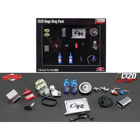 Accessory Pack 19 piece Set for "1969 Chevrolet Camaro 1320 Drag Kings" 1/18 Diecast Replica by GMP-GMP-ModelCars.com