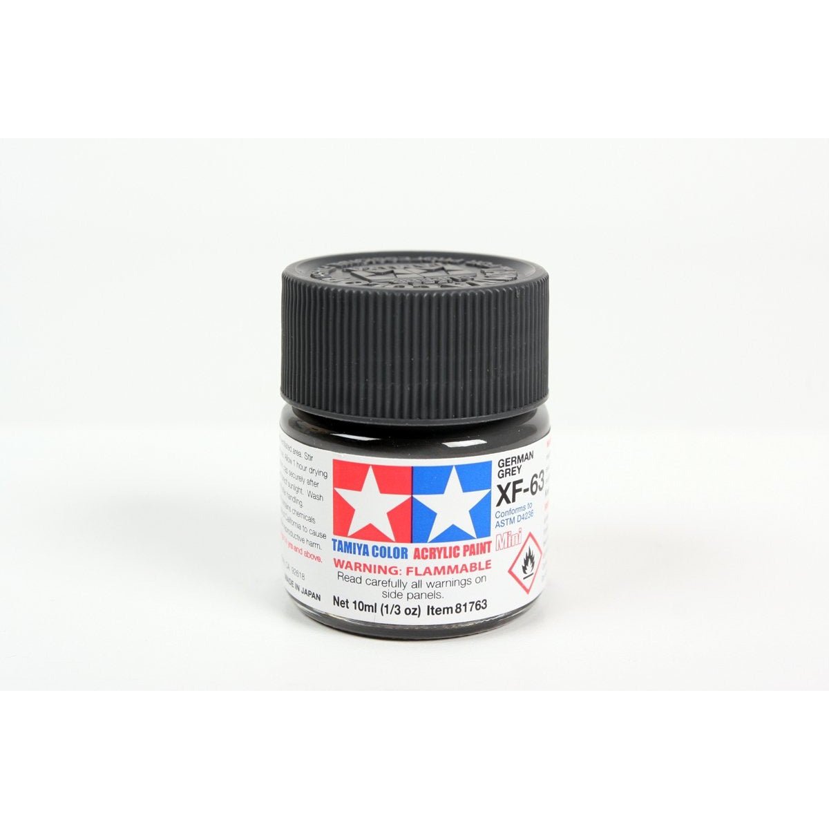 Acrylic Mini Xf - 63 German Gray 10Ml Bottle / Tamiya USA - Tamiya - ModelCars.com