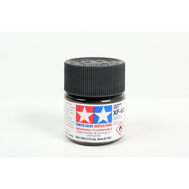 Acrylic Mini Xf - 63 German Gray 10Ml Bottle / Tamiya USA - Tamiya - ModelCars.com