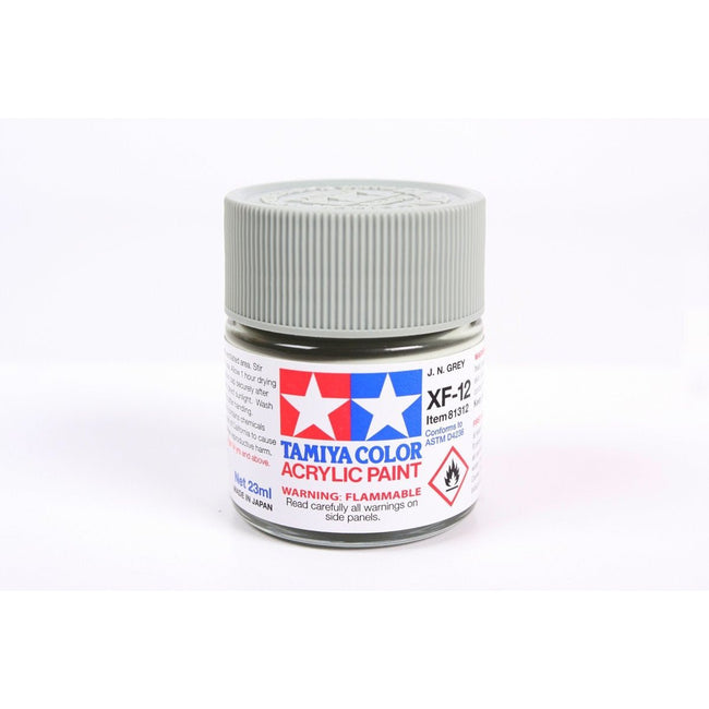 Acrylic Xf - 12 J.N. Gray 23Ml Bottle / Tamiya USA - Tamiya - ModelCars.com