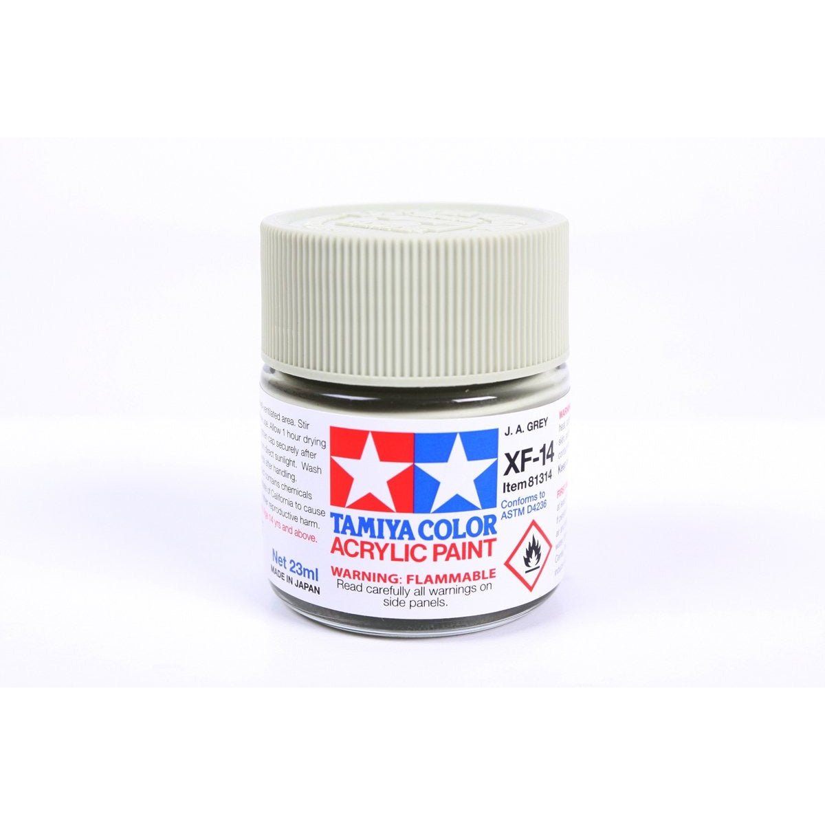 Acrylic Xf - 14 J.A. Gray 23Ml Bottle / Tamiya USA - Tamiya - ModelCars.com