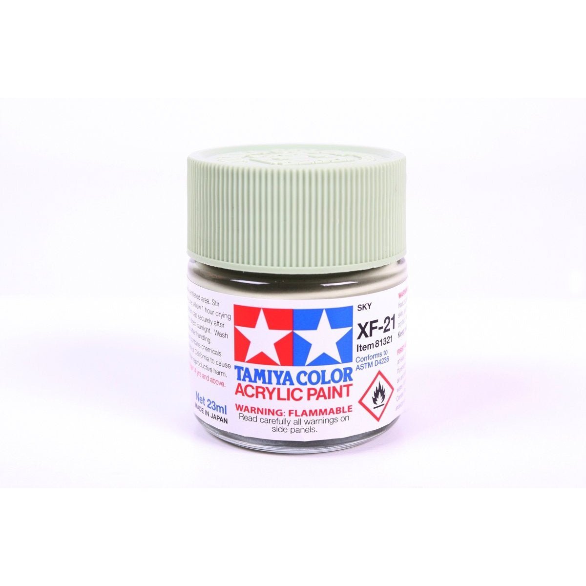 Acrylic Xf-21 Sky 23Ml Bottle / Tamiya USA-Tamiya-ModelCars.com