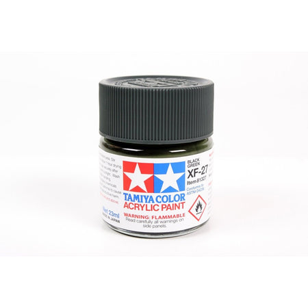 Acrylic Xf - 27 Black Green 23Ml Bottle / Tamiya USA - Tamiya - ModelCars.com