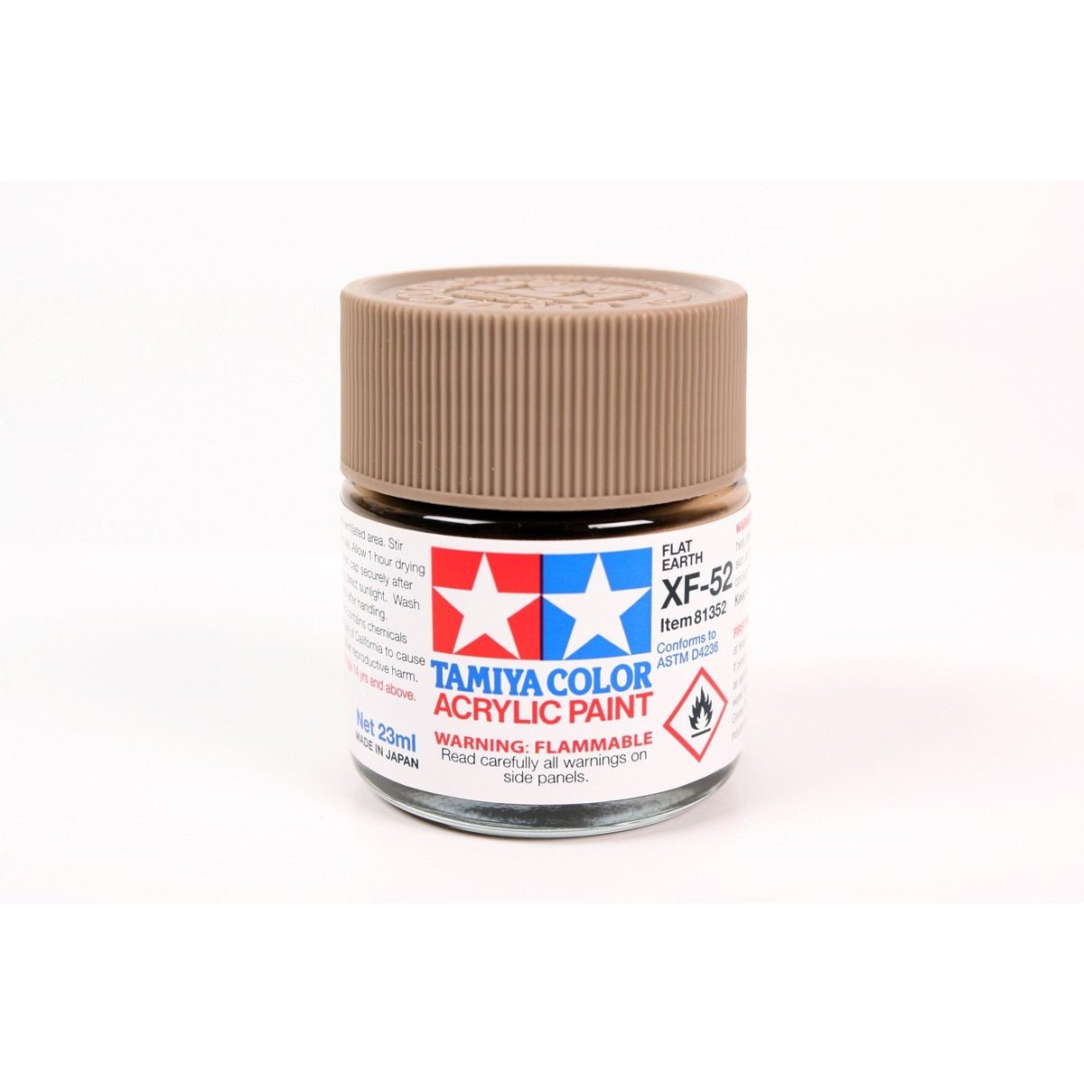 Acrylic Xf - 52 Flat Earth 23Ml Bottle / Tamiya USA - Tamiya - ModelCars.com