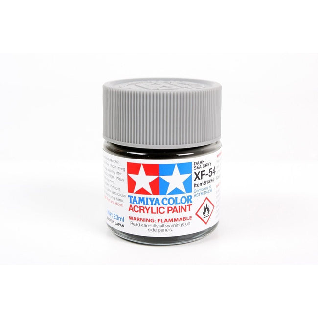 Acrylic Xf-54 Dark Sea Gray 23Ml Bottle / Tamiya USA-Tamiya-ModelCars.com