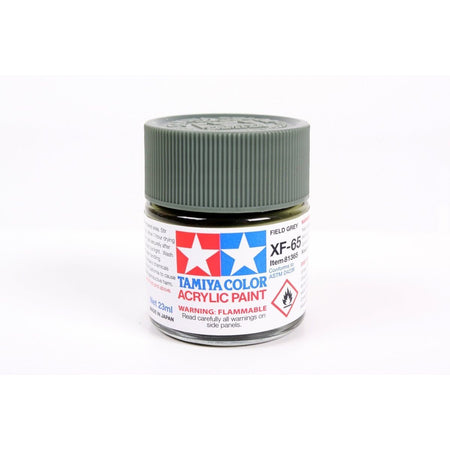 Acrylic Xf-65 Field Gray 23Ml Bottle / Tamiya USA-Tamiya-ModelCars.com