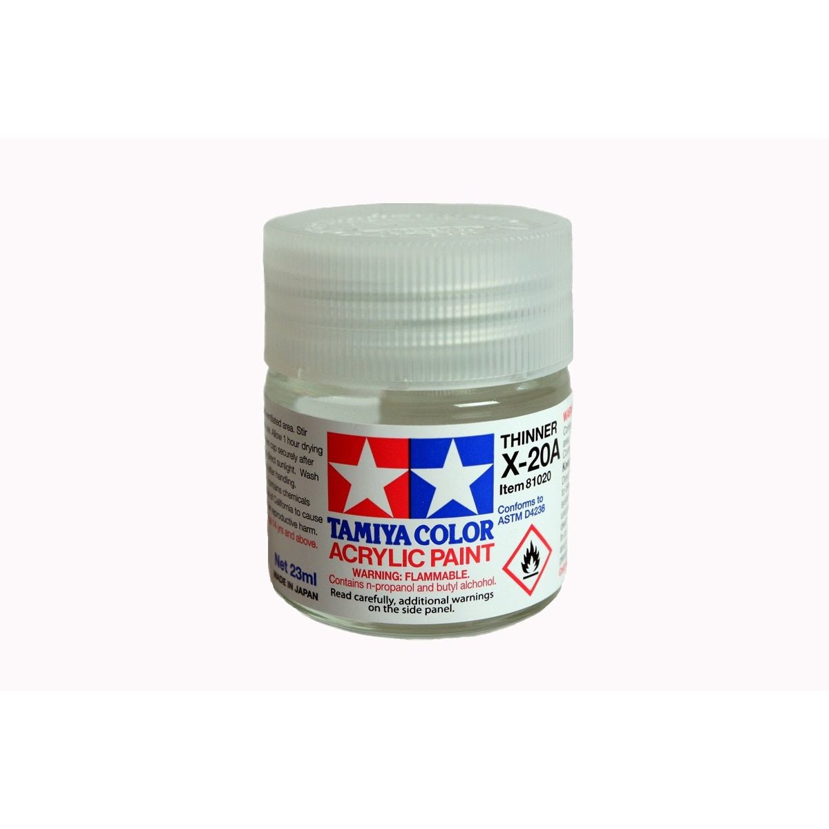 Acryl/Poly Thinner X - 20A 23Ml Dd120 / Tamiya USA - Tamiya - ModelCars.com