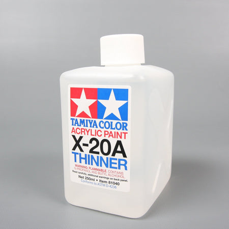 Acryl/Poly Thinner X - 20A 250Ml none / Tamiya USA - Tamiya - ModelCars.com