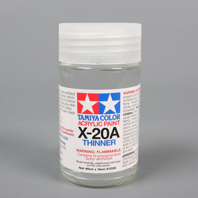 Acryl/Poly Thinner X-20A 46Ml Dd301 / Tamiya USA-Tamiya-ModelCars.com