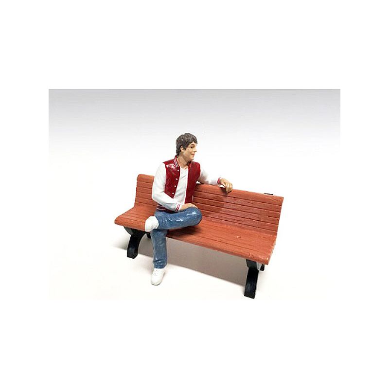 Adam Sitting Figurine for 1/24 Scale Models by American Diorama-American Diorama-ModelCars.com