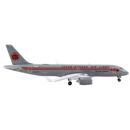 Airbus A220-300 Commercial Aircraft "Trans-Canada Air Lines - Air Canada" Gray with Red Stripes 1/400 Diecast Model Airplane by GeminiJets-GeminiJets-ModelCars.com