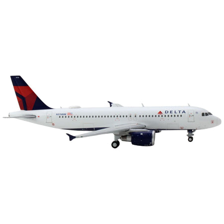 Airbus A320 Commercial Aircraft "Delta Air Lines" White with Red and Blue Tail 1/400 Diecast Model Airplane by GeminiJets-GeminiJets-ModelCars.com