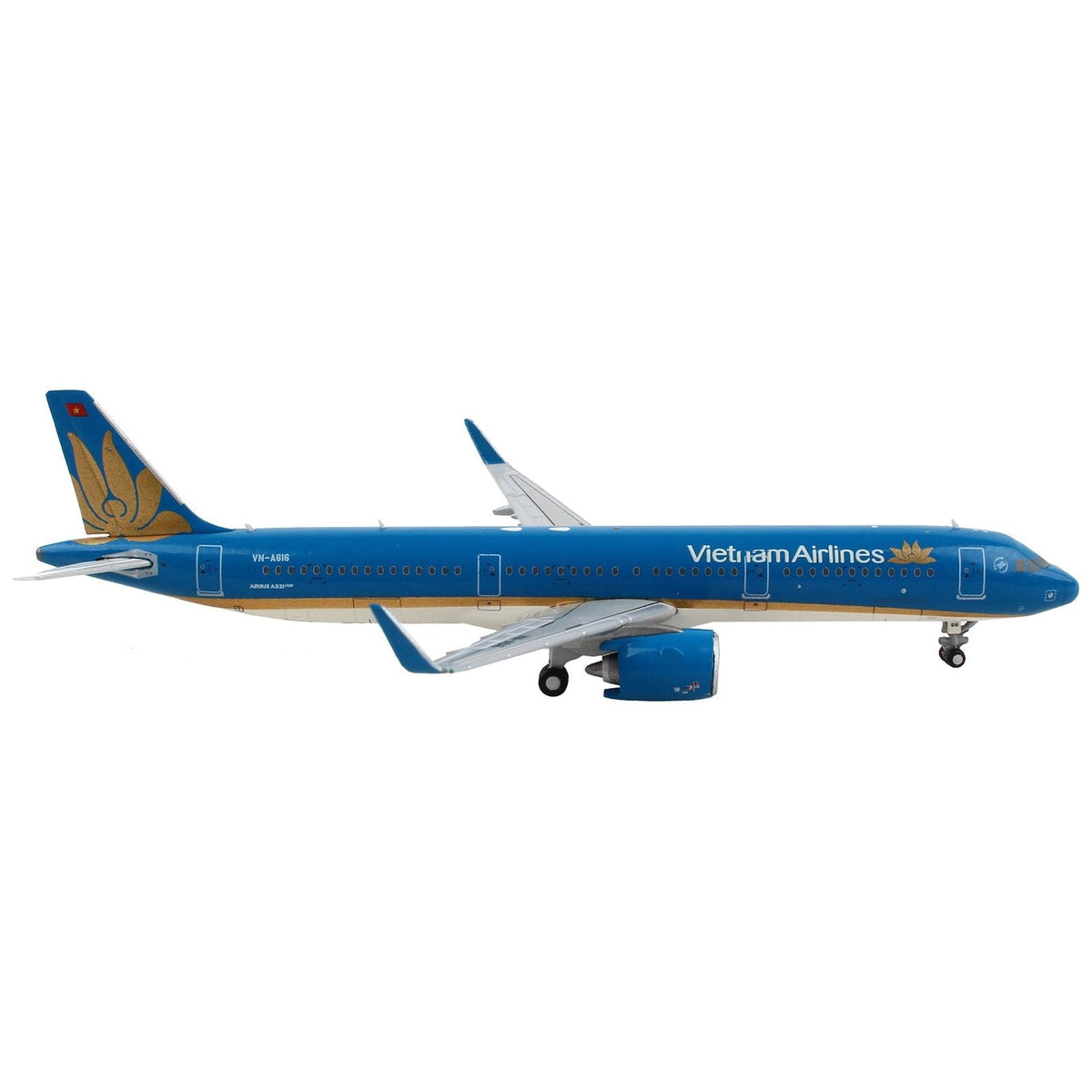 Airbus A321neo Commercial Aircraft "Vietnam Airlines" Blue 1/400 Diecast Model Airplane by GeminiJets-GeminiJets-ModelCars.com
