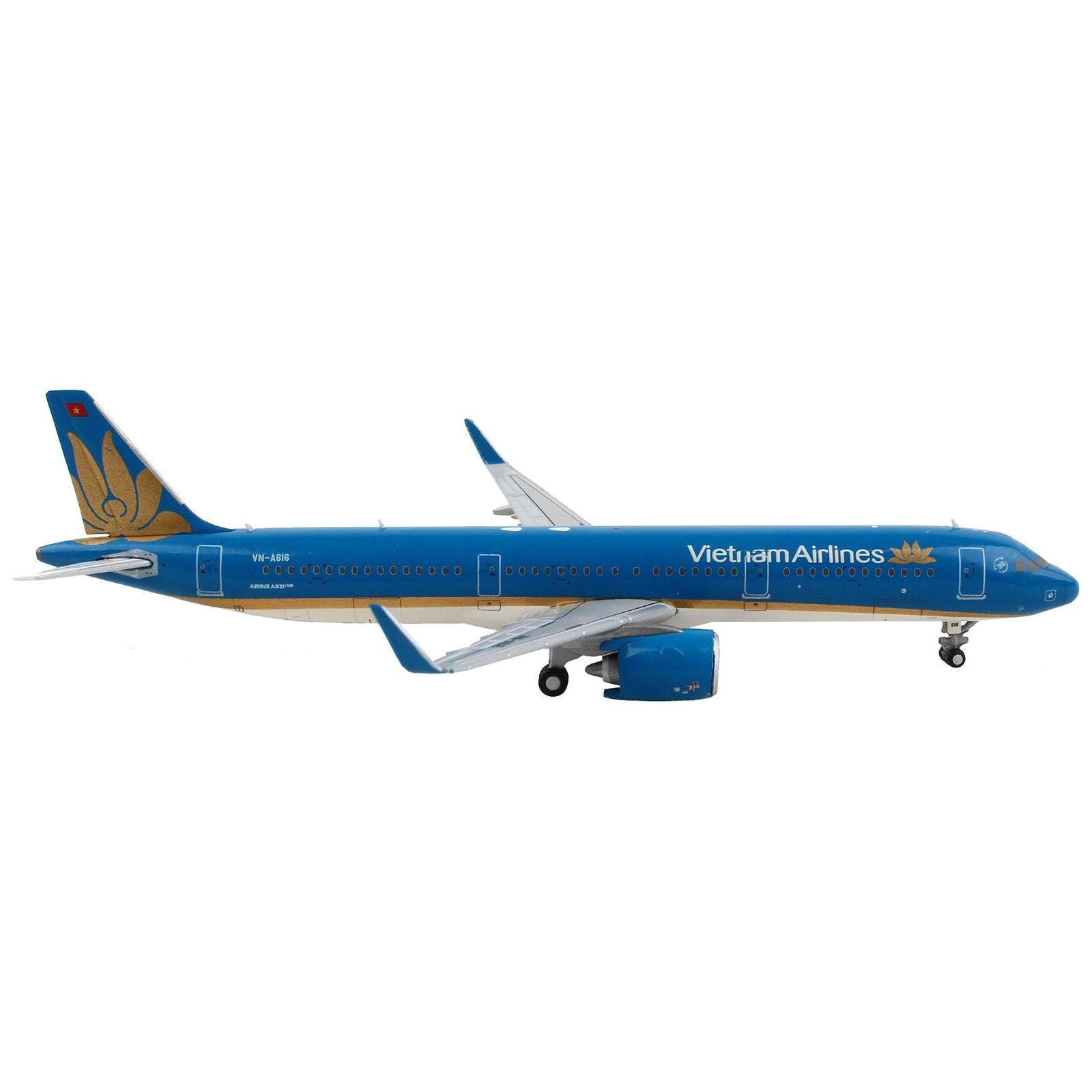 Airbus A321neo Commercial Aircraft "Vietnam Airlines" Blue 1/400 Diecast Model Airplane by GeminiJets - GeminiJets - ModelCars.com