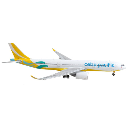 Airbus A330 - 900 Commercial Aircraft "Cebu Pacific" Yellow and White 1/400 Diecast Model Airplane by GeminiJets - GeminiJets - ModelCars.com