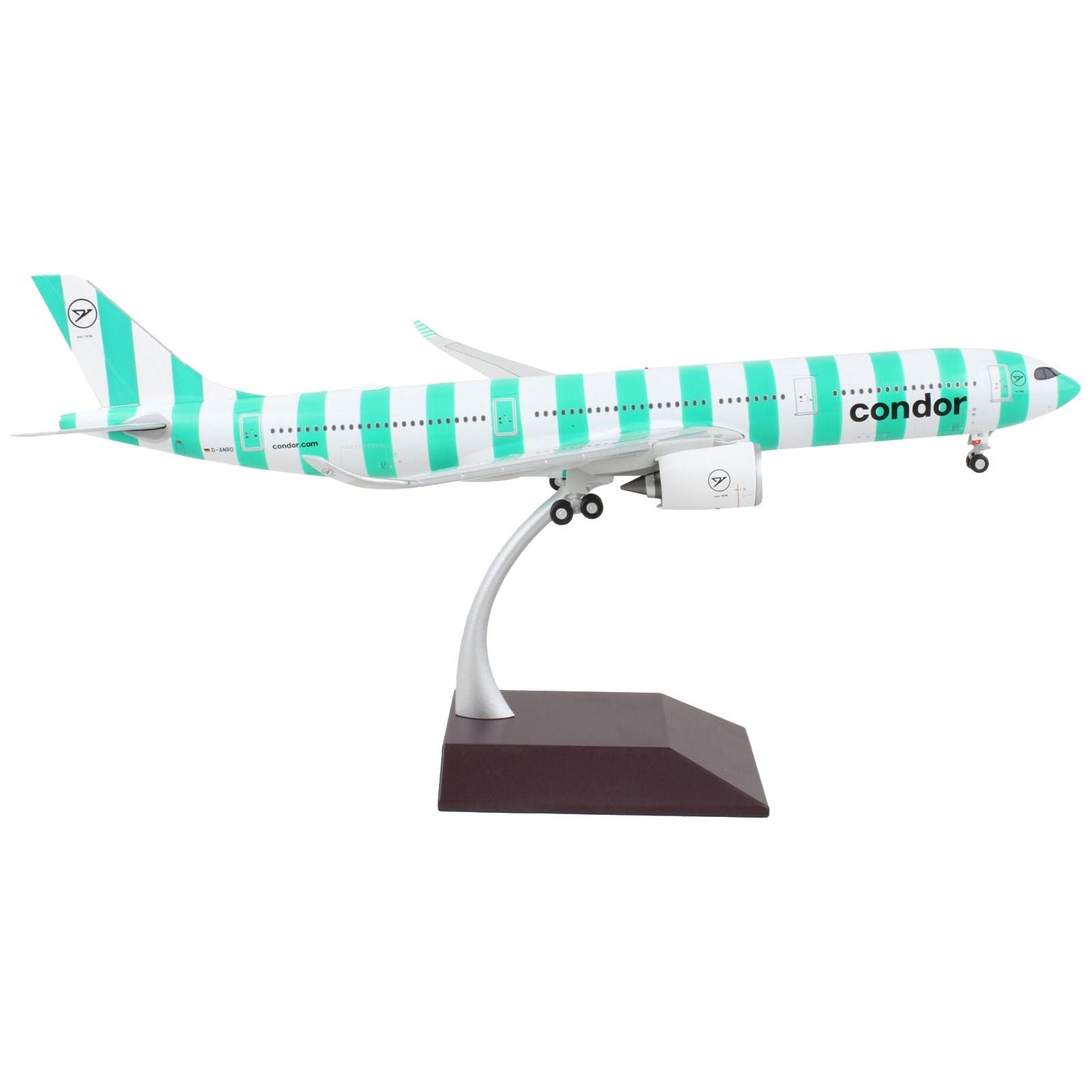Airbus A330 - 900 Commercial Aircraft "Condor Airlines" White and Green Striped "Gemini 200" Series 1/200 Diecast Model Airplane by GeminiJets - GeminiJets - ModelCars.com