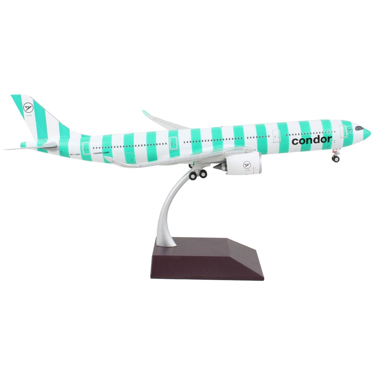 Airbus A330-900 Commercial Aircraft "Condor Airlines" White and Green Striped "Gemini 200" Series 1/200 Diecast Model Airplane by GeminiJets-GeminiJets-ModelCars.com