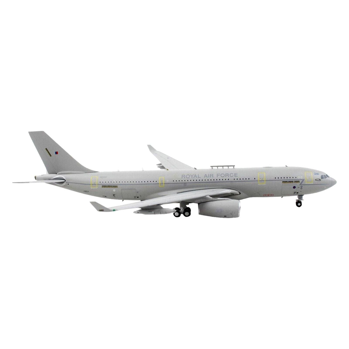 Airbus A330 MRTT Tanker Aircraft "Royal Air Force" Gray "Gemini Macs" Series 1/400 Diecast Model Airplane by GeminiJets-GeminiJets-ModelCars.com