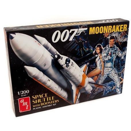 AMT 1/200 Moonraker Shuttle W- Boosters-James Bond-AMT-ModelCars.com