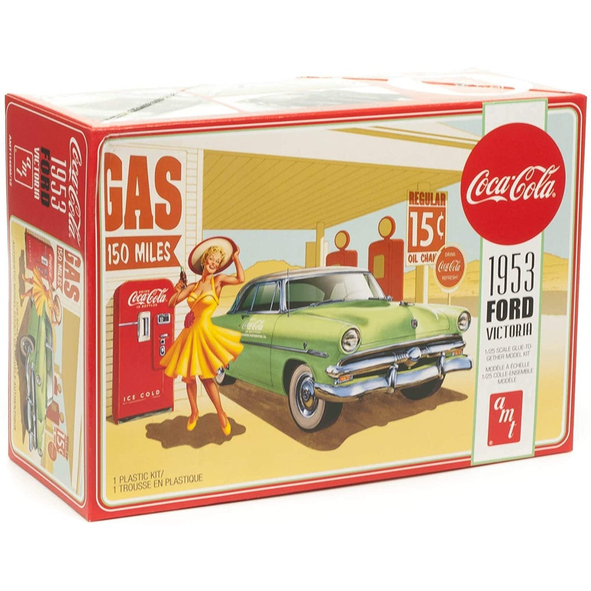 AMT 1/25 1953 Ford Victoria with Coca-Cola Machine-AMT-ModelCars.com