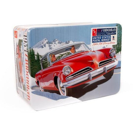 AMT 1/25 1953 Studebaker Starliner-USPS with Collectibles Tin-AMT-ModelCars.com