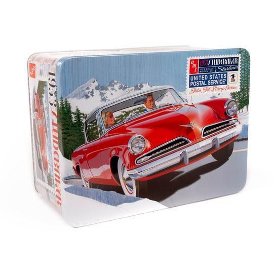 AMT 1/25 1953 Studebaker Starliner - USPS with Collectibles Tin - AMT - ModelCars.com