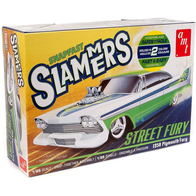 AMT 1/25 1958 Street Fury Plymouth Slammers SNAP - AMT - ModelCars.com