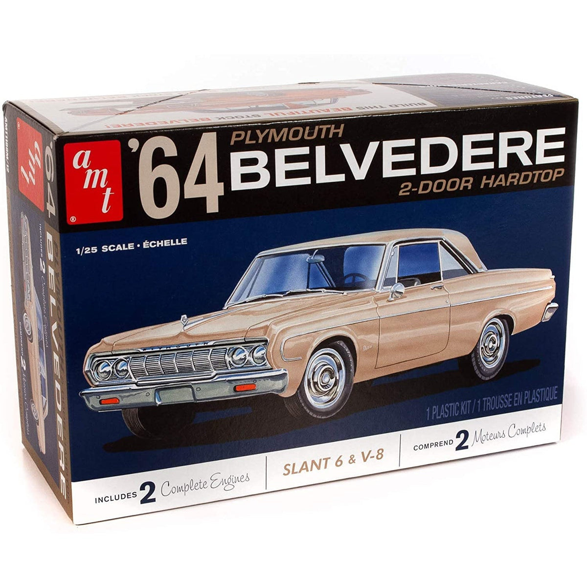 AMT 1/25 1964 Plymouth Belvedere-AMT-ModelCars.com