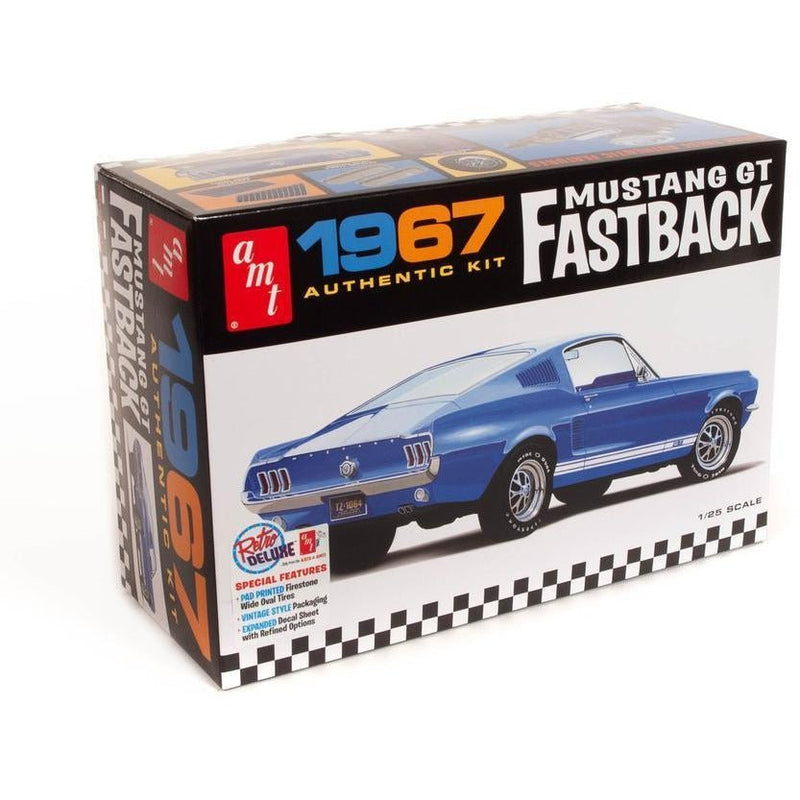 AMT 1/25 1967 Ford mustang GT Flashback-AMT-ModelCars.com