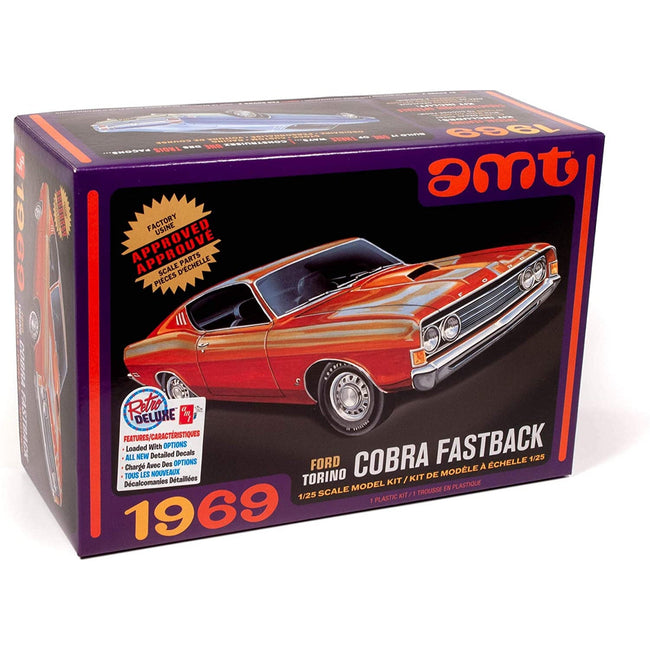 AMT 1/25 1969 Ford Torino Cobra Fastback - AMT - ModelCars.com