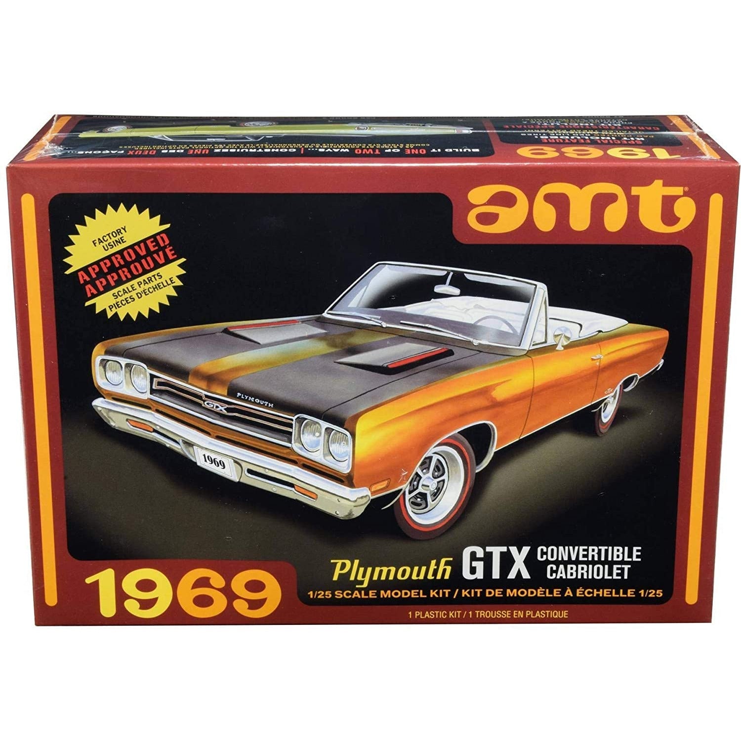 AMT 1/25 1969 Plymouth GTX Convertible - AMT - ModelCars.com