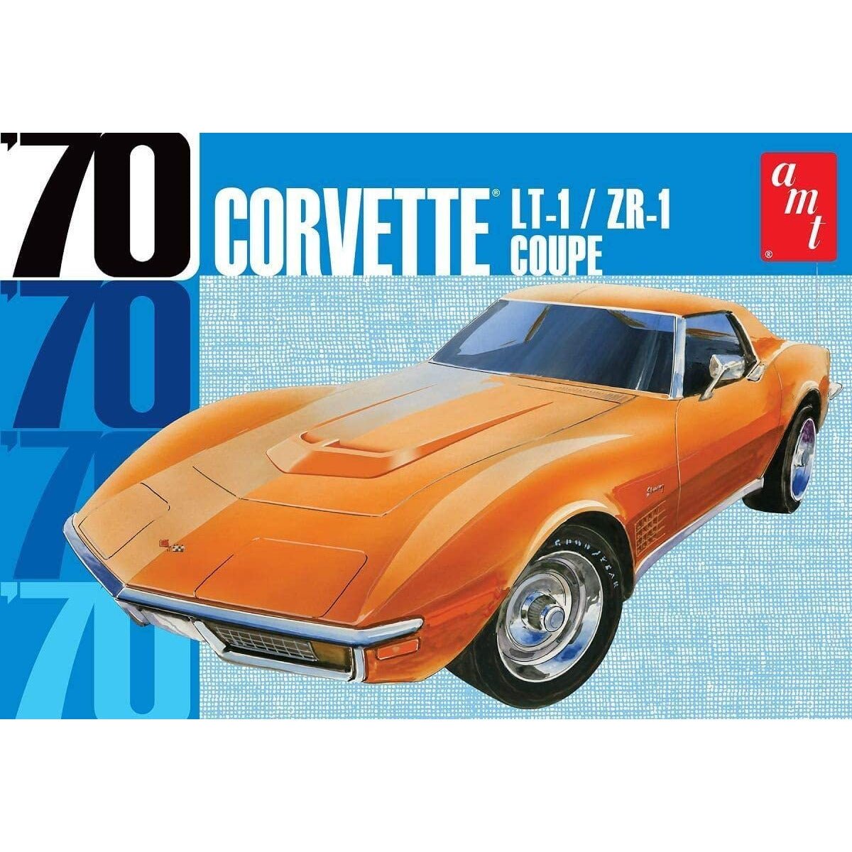 AMT 1/25 1970 Chevy Corvette Coupe-AMT-ModelCars.com