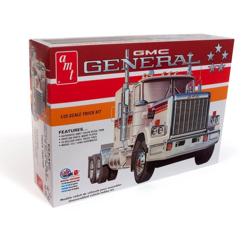 AMT 1/25 1976 GMC General Semi Tractor-AMT-ModelCars.com
