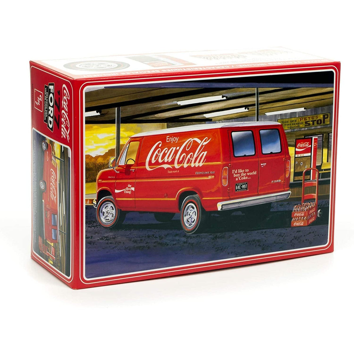 AMT 1/25 1977 Ford Delivery Van Coca Cola-AMT-ModelCars.com