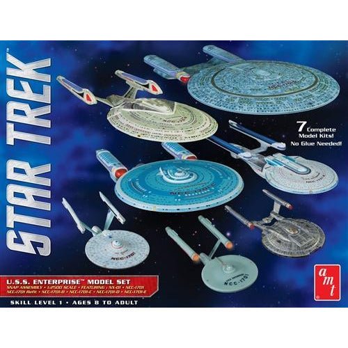 AMT 1/2500 U.S.S Enterprise Box Set - AMT - ModelCars.com