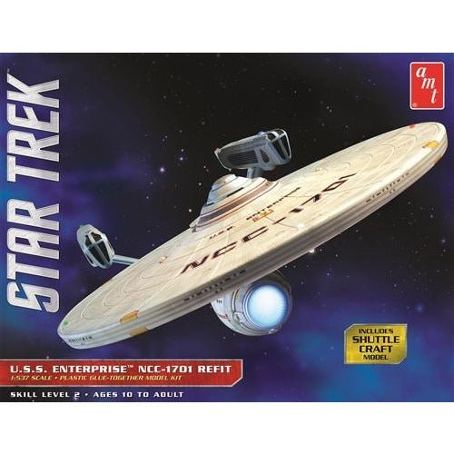 AMT 1/537 Star Trek USS Enterprise NCC - 1701 Refit - AMT - ModelCars.com
