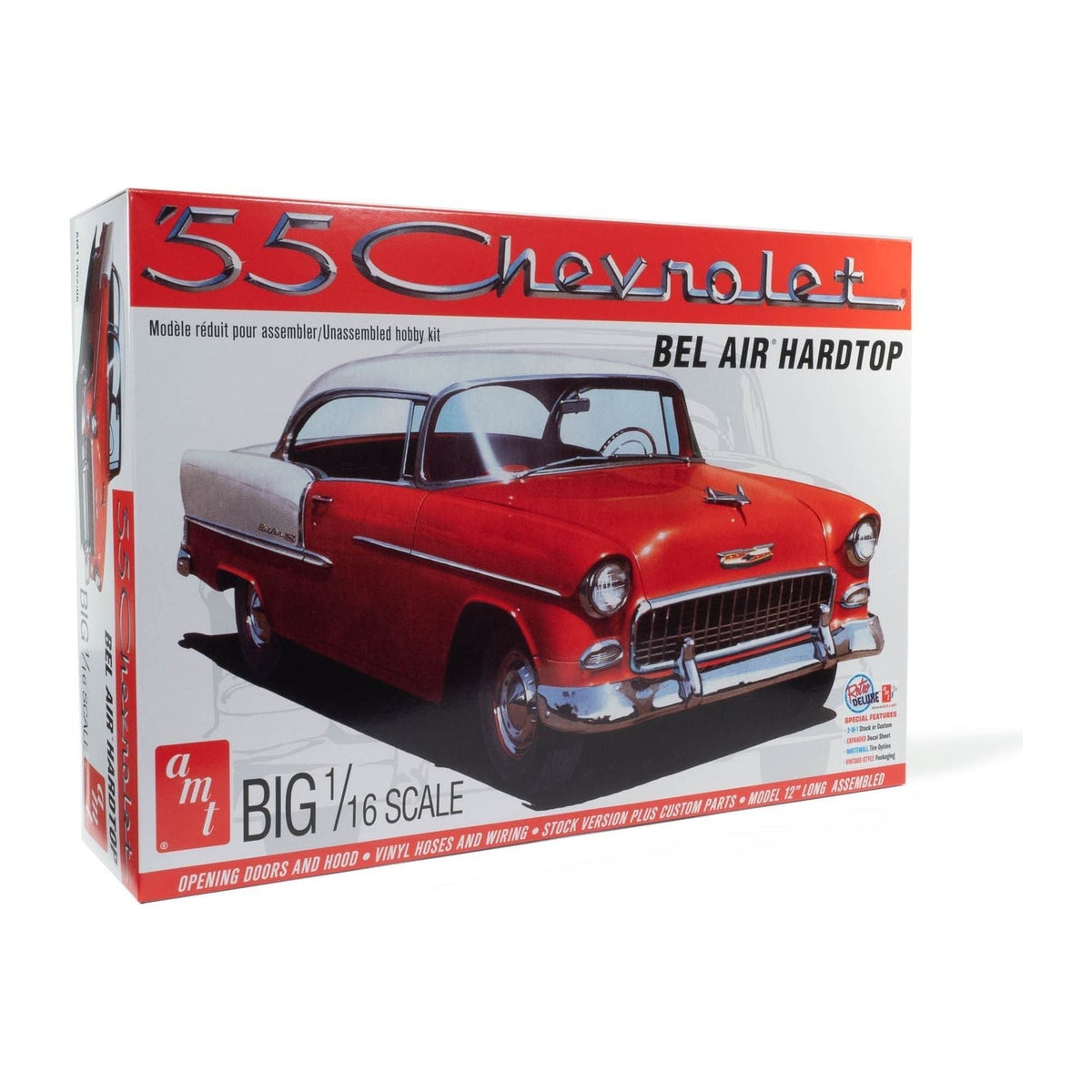 AMT 1955 Chevy Bel Air Hardtop 1:16 Scale Model Kit-AMT-ModelCars.com