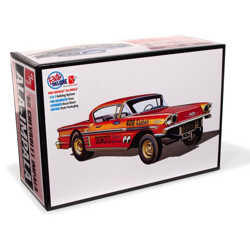 AMT 1958 Chevy Impala Hardtop "Ala Impala" 1/25 Scale Model Kit - AMT - ModelCars.com