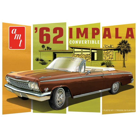 AMT 1962 Chevy Impala Convertible 1/25 Scale Model Kit - AMT - ModelCars.com