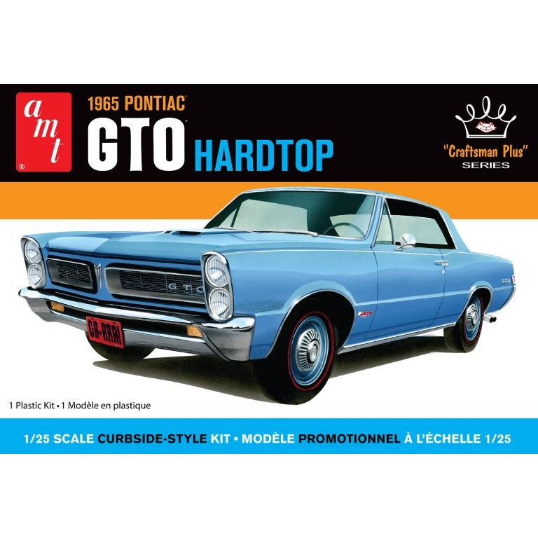 AMT 1965 Pontiac GTO Hardtop Craftsman Plus 1/25 Scale Model Kit - AMT - ModelCars.com